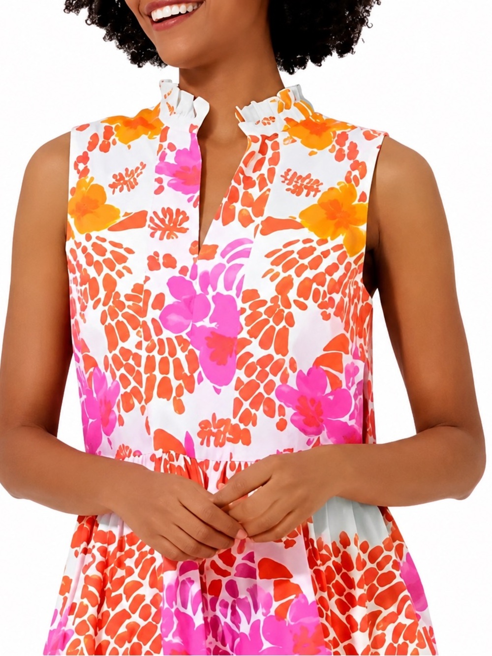 Tuckernuck Oliphant Yoke Dress Antigua Medium